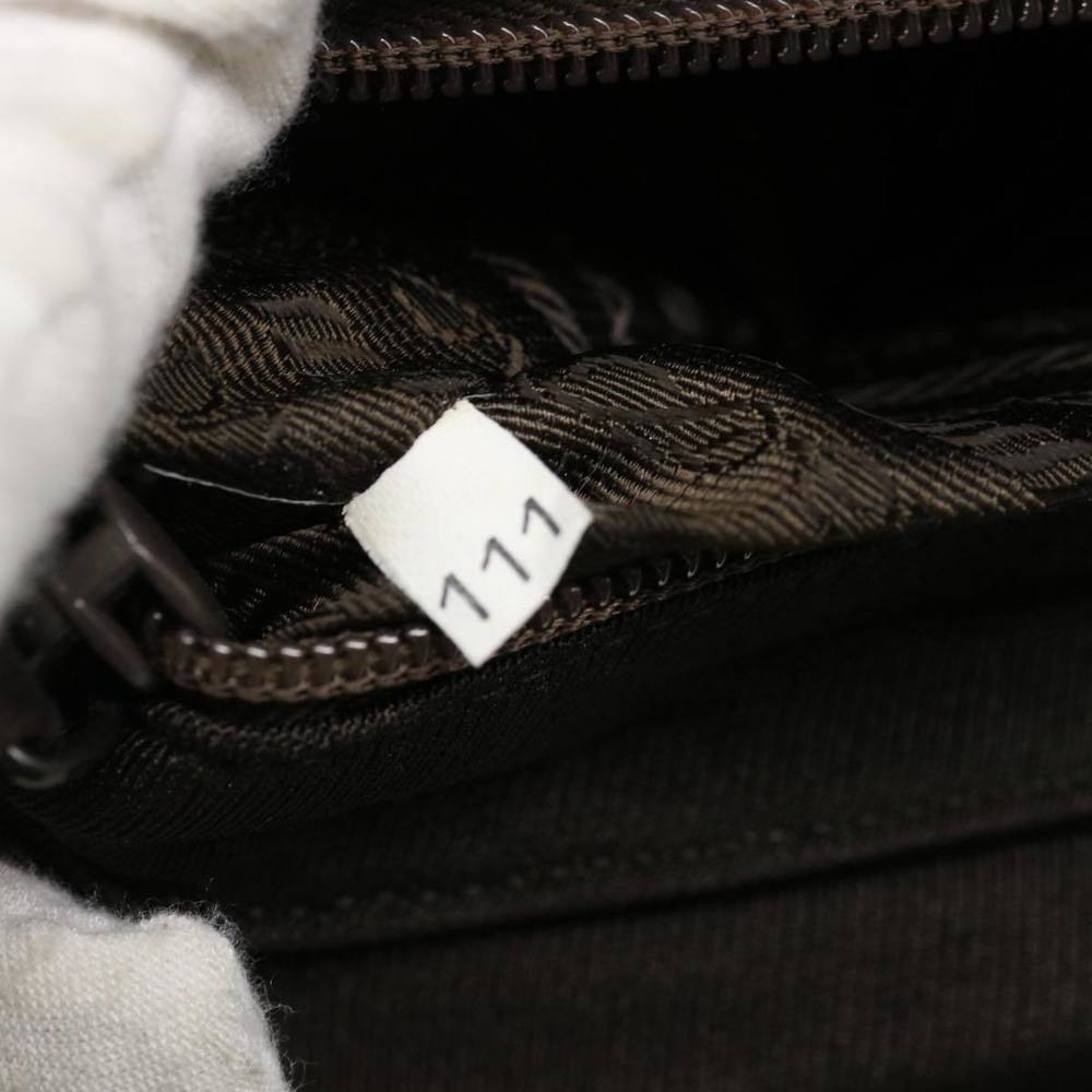 PRADA Shoulder Bag Nylon Brown Auth bs11805 - Picture 12 of 16